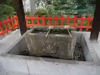 建勲神社の手水舎