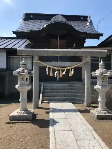 川口神社の鳥居