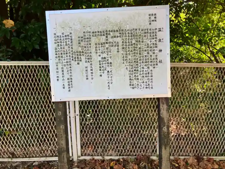 長岡温泉神社の歴史
