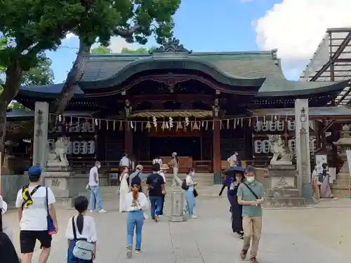 石切劔箭神社の本殿