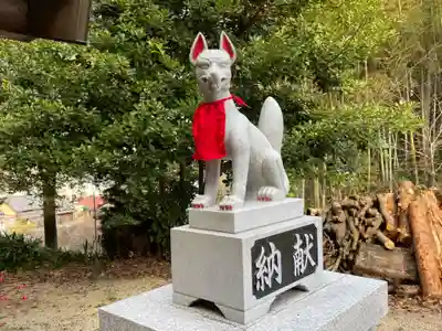 能原神社の狛犬