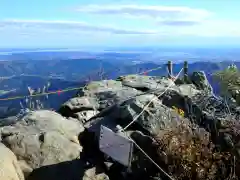 筑波山神社 女体山御本殿の景色