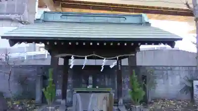 小谷野神社の手水舎