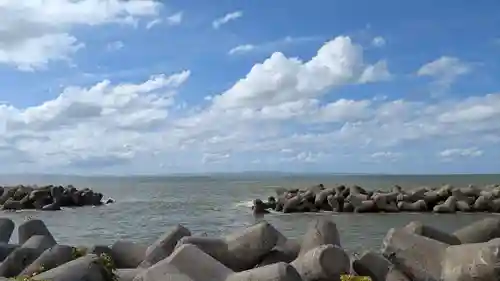 櫟原神社の景色