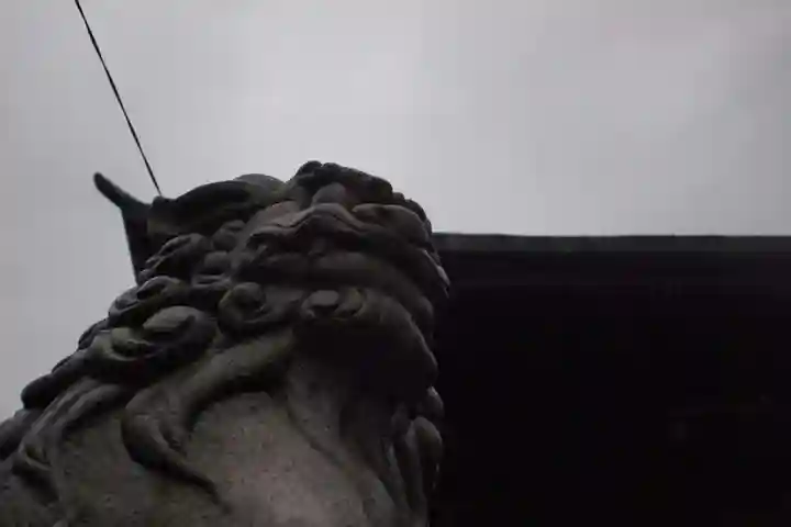 穴切大神社の狛犬