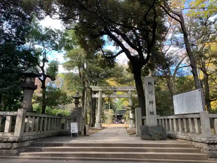 赤坂氷川神社の鳥居