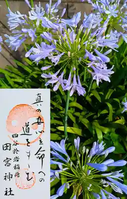 御拝殿の所に箱が置いてあり、色々な言葉が書かれた御朱印?が入っていてお好きなものを持ち帰れるようになっています。