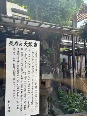松山神社の{uncategorized: "未分類", other: "その他", undefined: "問題あり", building: "その他建物", grave: "お墓", sacred_gate: "鳥居", guardian: "狛犬", statue: "像", buddha: "仏像", history: "歴史", nature: "自然", garden: "庭園", animal: "動物", pagoda: "塔", temizu: "手水舎", mountain_gate: "山門・神門", sanctuary: "本殿・本堂", subordinate: "末社・摂社", art: "芸術", scenery: "景色", jizo: "地蔵", ema: "絵馬", goshuin: "御朱印", omikuji: "おみくじ", items: "授与品その他", amulet: "お守り", goshuincho: "御朱印帳", eats: "食事", festival: "お祭り", votive_dance: "神楽", shichigosan: "七五三参", wedding: "結婚式", experience: "体験その他", initially: "初詣", around: "周辺", anti_infection: "感染症対策"}