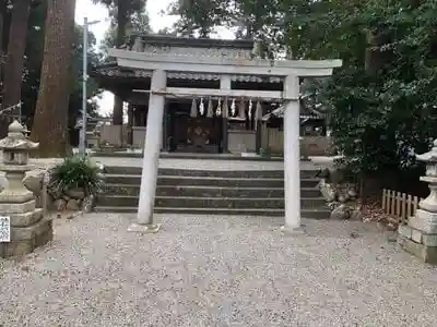 相鹿上神社の鳥居