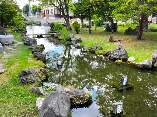 北海道護國神社の庭園