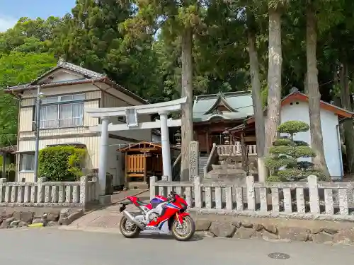 甲波宿祢神社の鳥居