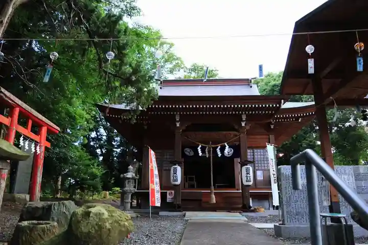 阿久津「田村神社」(郡山市阿久津町)旧社名:伊豆箱根三嶋三社の本殿・本堂
