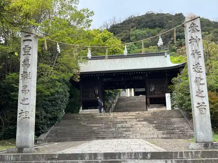 沼名前神社の山門