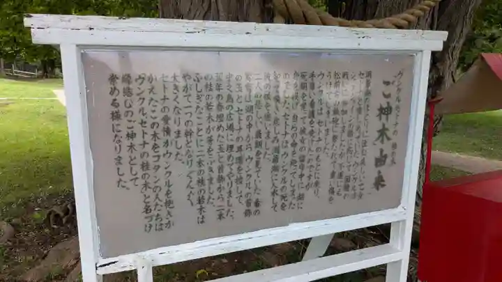 神社(洞爺湖中の島)の歴史