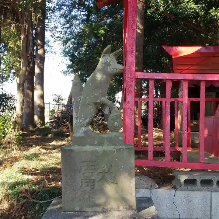 中根稲荷神社の狛犬