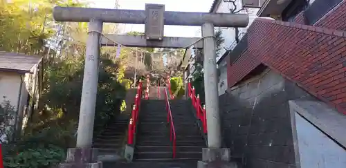 岡村天満宮の鳥居