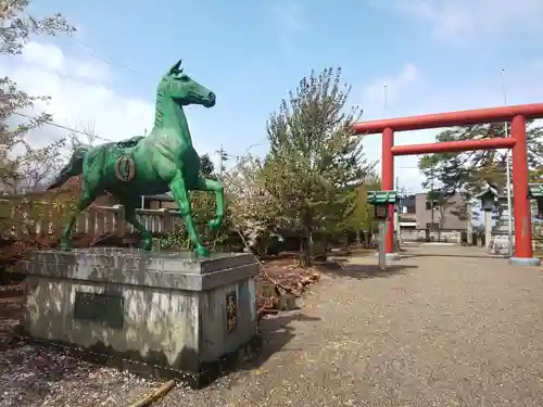 櫛田神社の狛犬