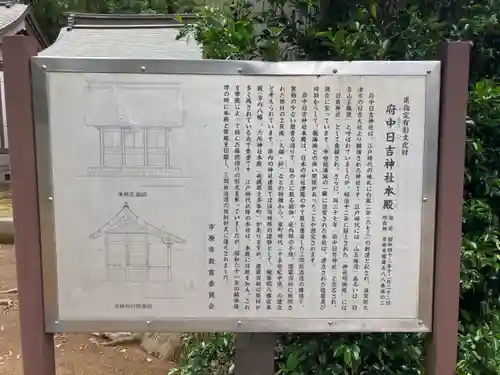 府中日吉神社の歴史