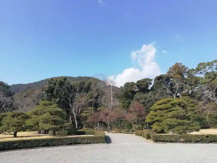 伊勢神宮内宮(皇大神宮)の庭園