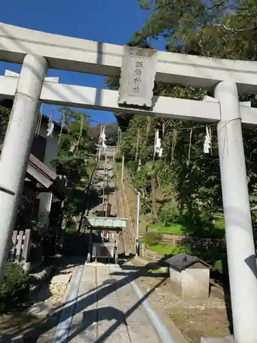 片瀬諏訪神社の鳥居