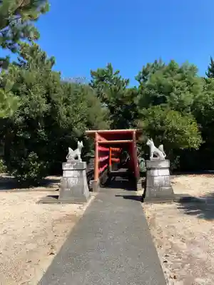 筏八幡宮の鳥居