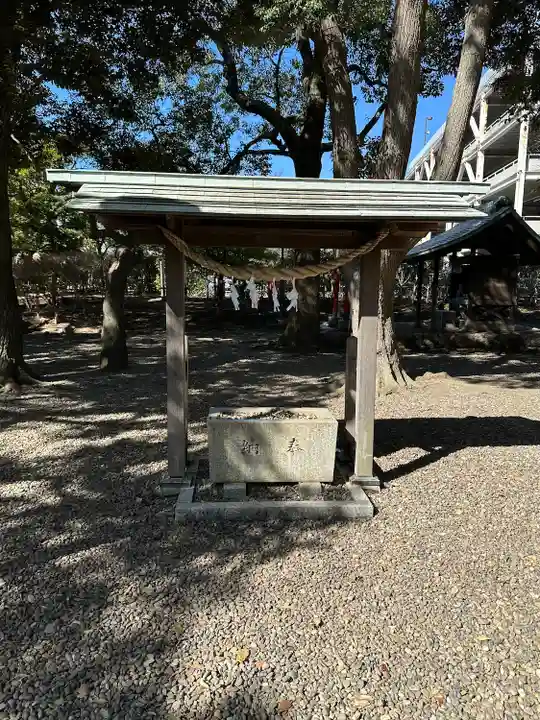 おりひめ神社の手水舎