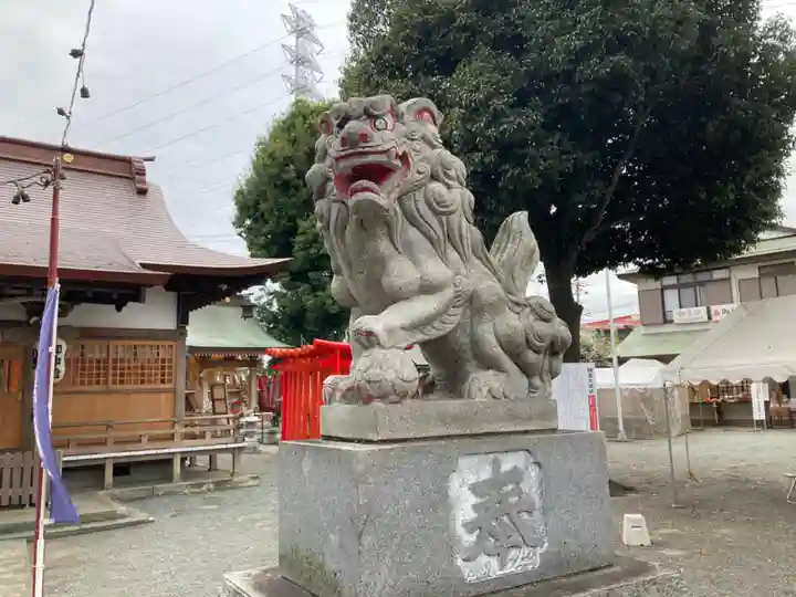 相模原氷川神社の狛犬