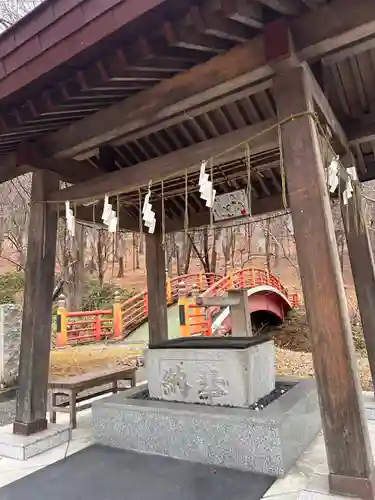 新得神社の手水舎