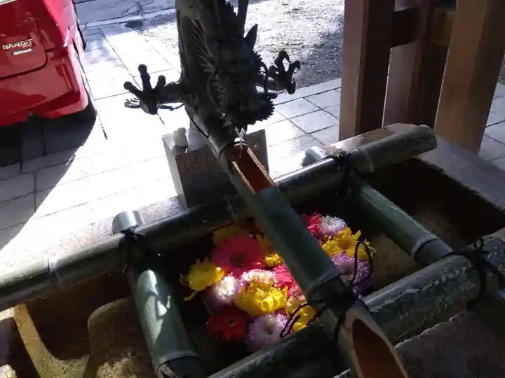 安江八幡宮(金沢水天宮)の手水舎