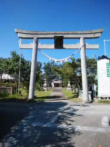 梁川天神社の鳥居