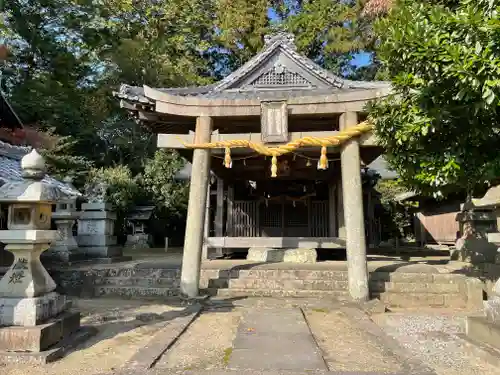 加舎神社の鳥居