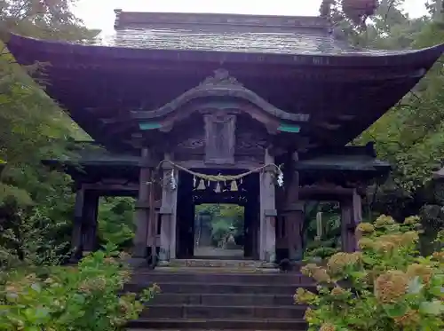 柞原八幡宮の山門・神門