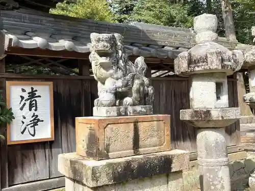 竹田神社の狛犬