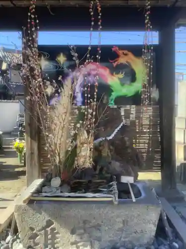 四季桜の寺 妙乗院の手水舎