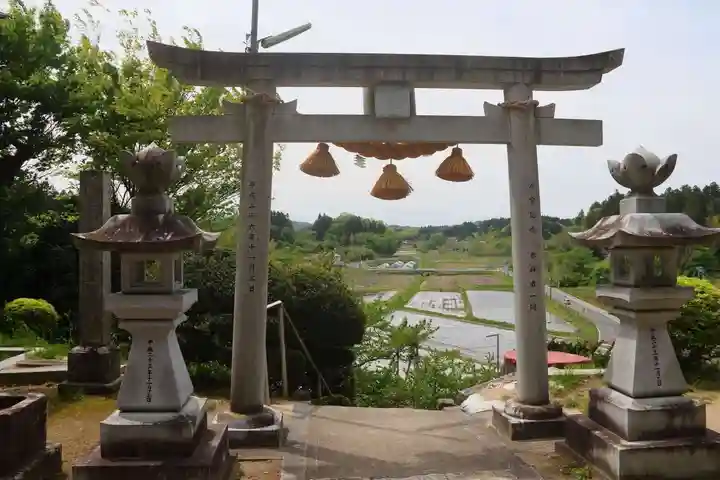 長屋神社の鳥居