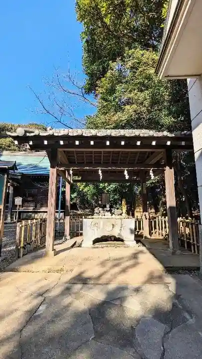 畑子安神社の手水舎