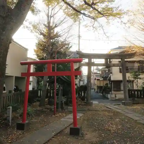 中曽根天祖神社の鳥居
