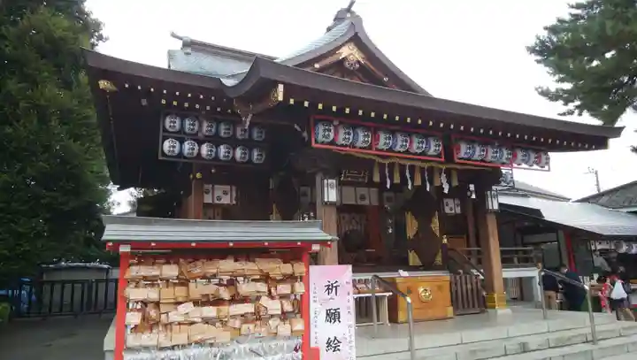 中野沼袋氷川神社の本殿・本堂