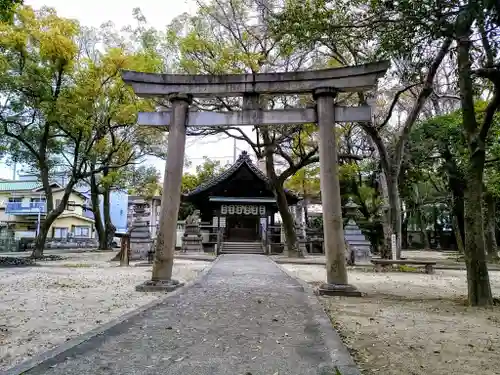 白山神社の鳥居