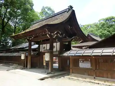 河合神社(鴨川合坐小社宅神社)の山門・神門