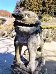 乳母神社の狛犬