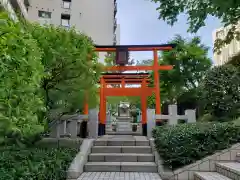 銀世界稲荷神社の鳥居