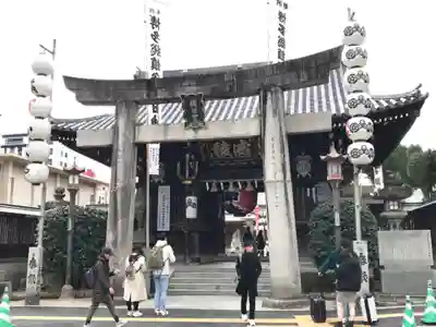 櫛田神社の鳥居