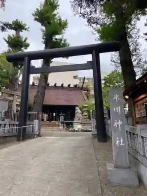 高円寺氷川神社の鳥居