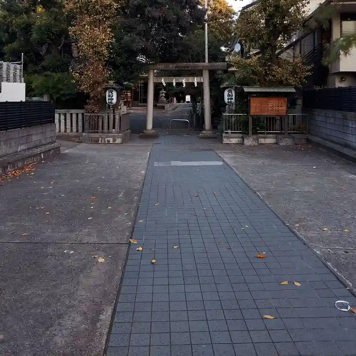 品川貴船神社の鳥居