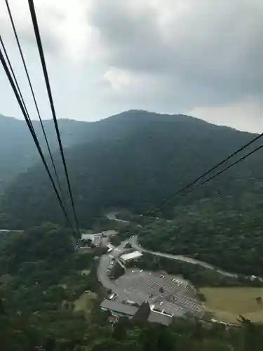 鶴見山上権現一の宮の景色