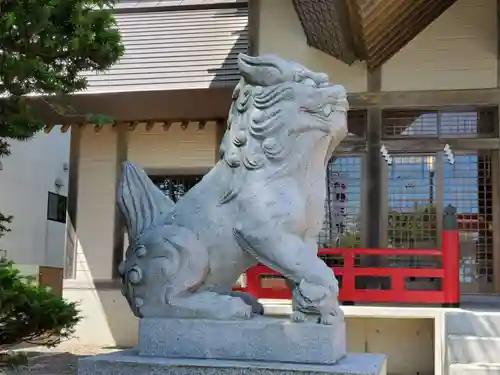 網走三吉神社の狛犬