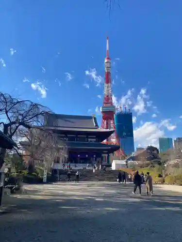 増上寺の景色