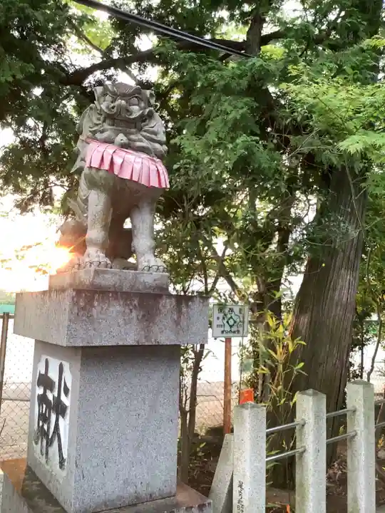 両社宮神社(宮町)の狛犬