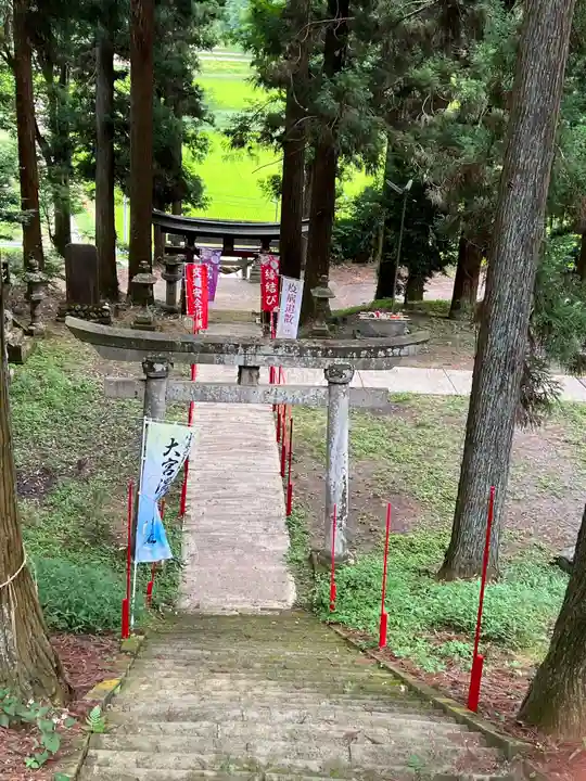 大宮温泉神社の鳥居